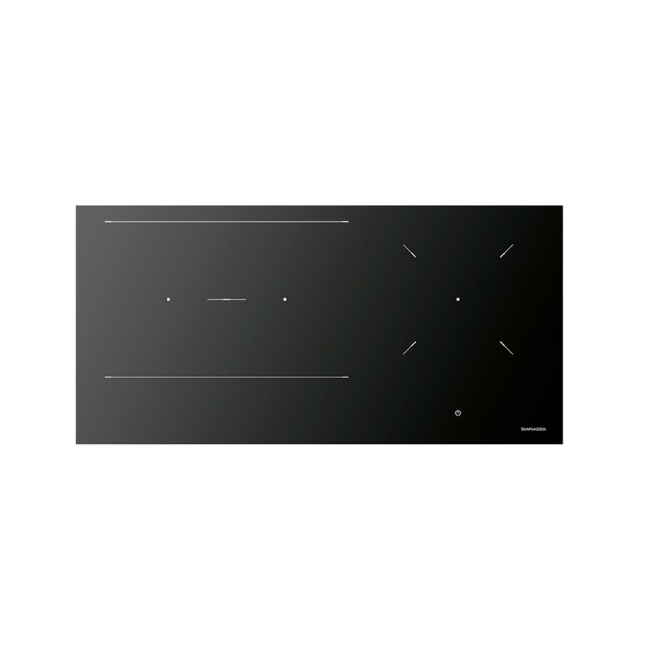 90 CM BUILT-IN AND FLUSH CITY HOB, 4 MM BLACK GLASS CERAMIC, 3 INDUCTION ZONES