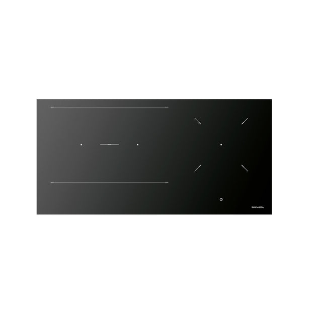 90 CM BUILT-IN AND FLUSH CITY HOB, 4 MM BLACK GLASS CERAMIC, 3 INDUCTION ZONES