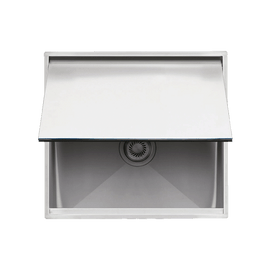 BUILT IN SINK SINGLE FLUSH-MOUNTED STAIN LESS STEEL OUT DOOR