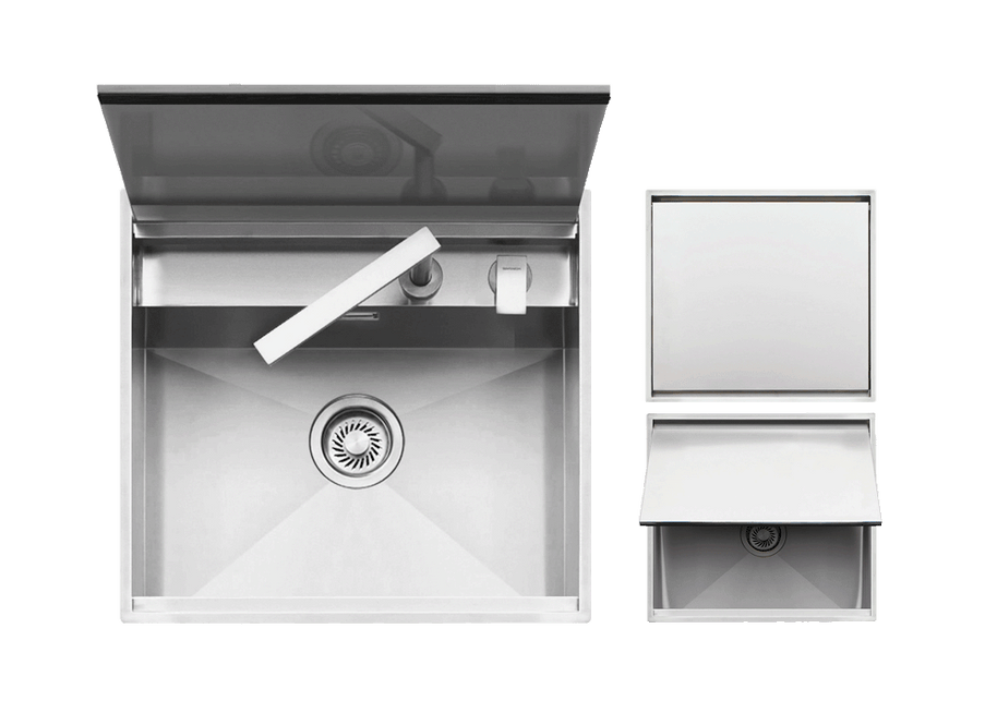 BUILT IN SINK + MIXER LAB 60 CM