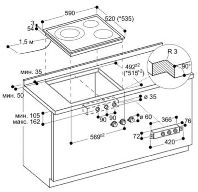 Vario cooktop 400 series