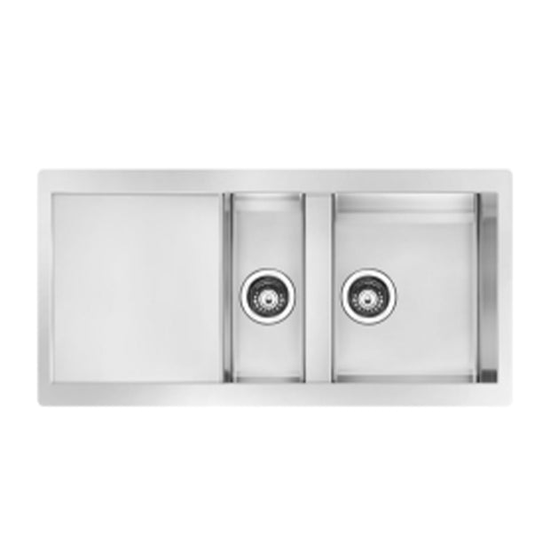 BUILT IN SINK UNIVERSALE SQUARED 1+1/2 BOWL WITH TRAY 100 CM