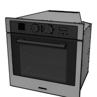 CITY BUILT IN  BAKING OVEN 60CM