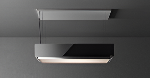 LEVANTE 120 CM - CLVI20 - ISLAND HOOD BLACK GLASS