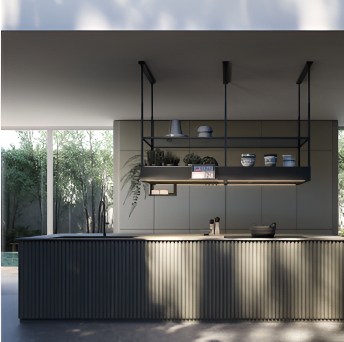 SPAZIO ISLAND HOOD 180CM
