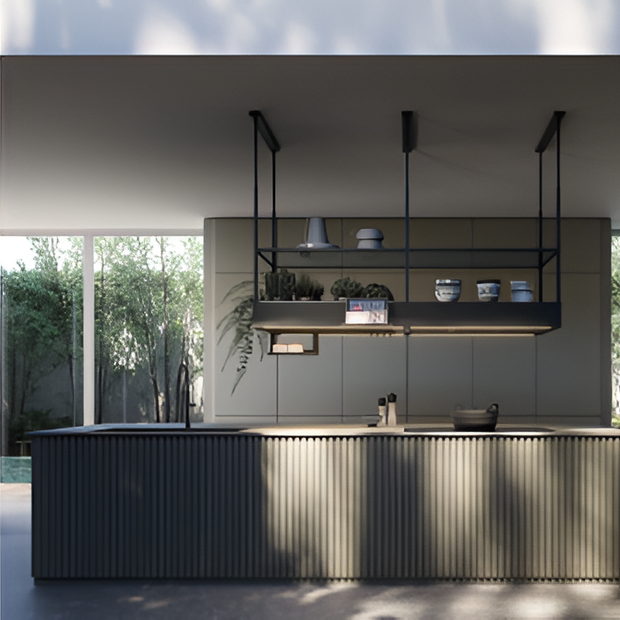 SPAZIO ISLAND HOOD 180CM