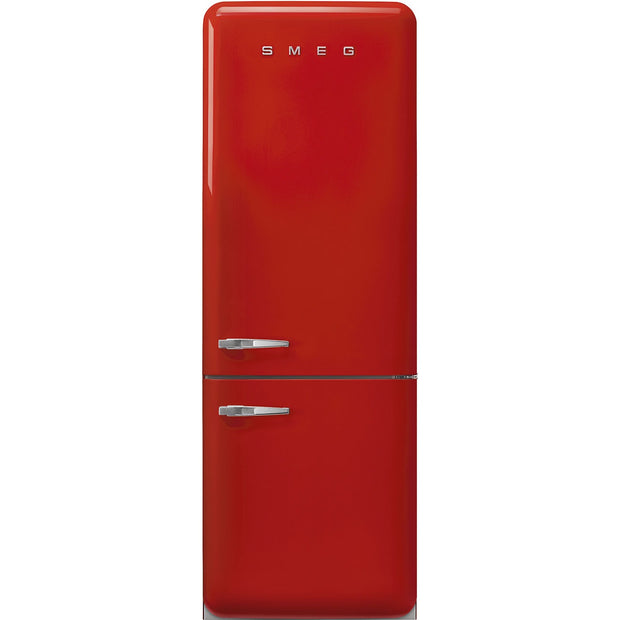 50'S STYLE FREE STANDING RED COMBINED REFRIGERATOR