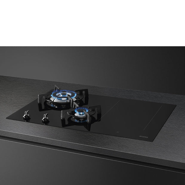 MIXED HOB BLACK GLASS CLASSICA ASTHETIC MULTI ZONE GRILL FUNCTION ULTRA LOW PROFILE