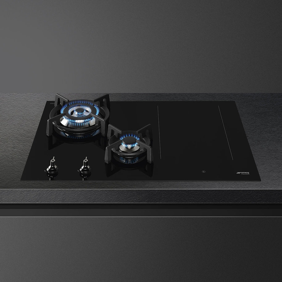 MIXED HOB BLACK GLASS CLASSICA ASTHETIC MULTI ZONE GRILL FUNCTION ULTRA LOW PROFILE