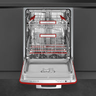 50'S STYLE BUILT IN DISHWASHER 60CM