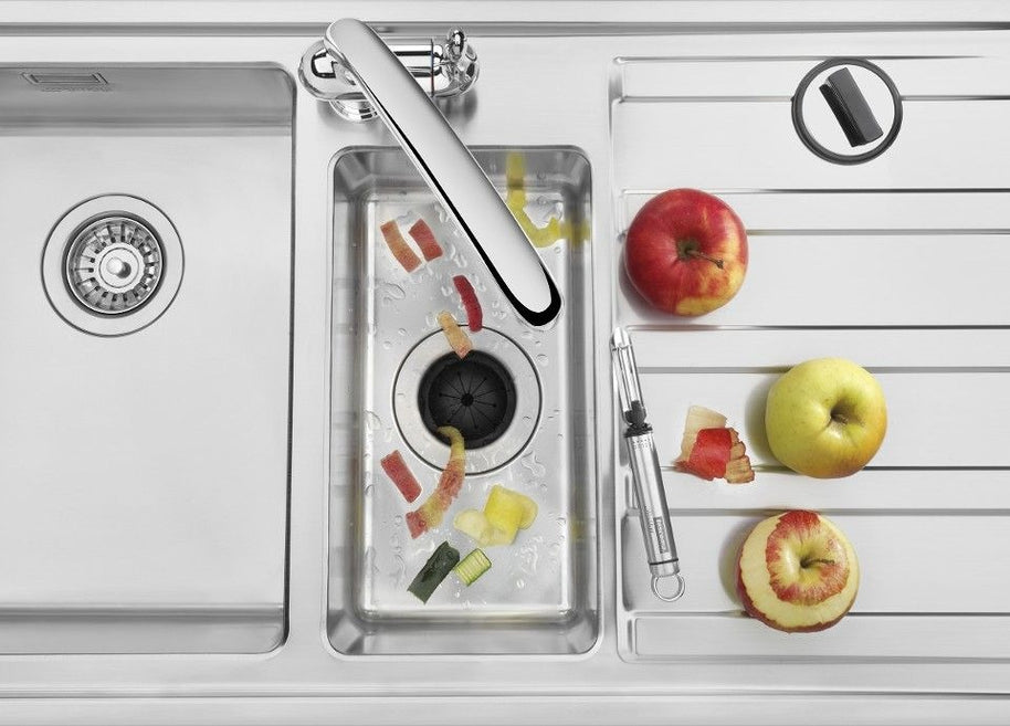 BUILT IN SINK SINGLE BOWL WITH RIGHT TRAY 86 CM