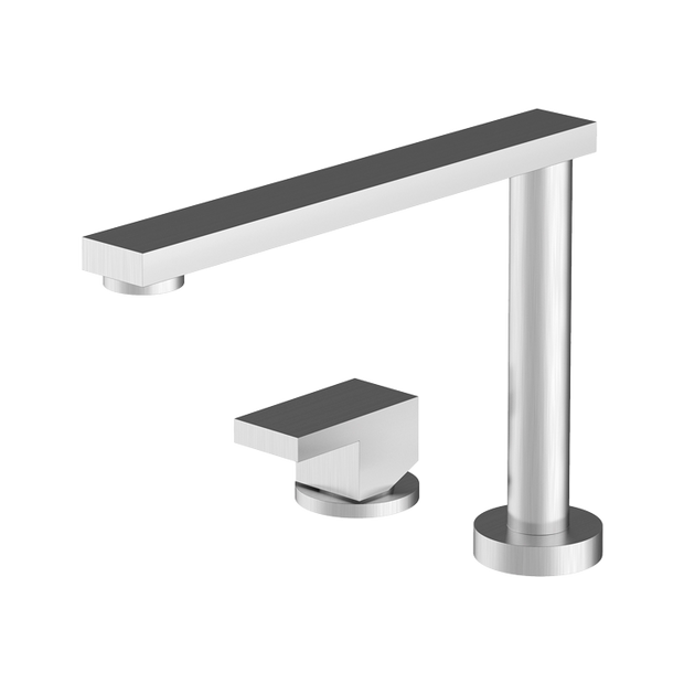 TAP MIXER B_FREE RETRACTIBLE UP & DOWN SATIN STAINLESS STEEL
