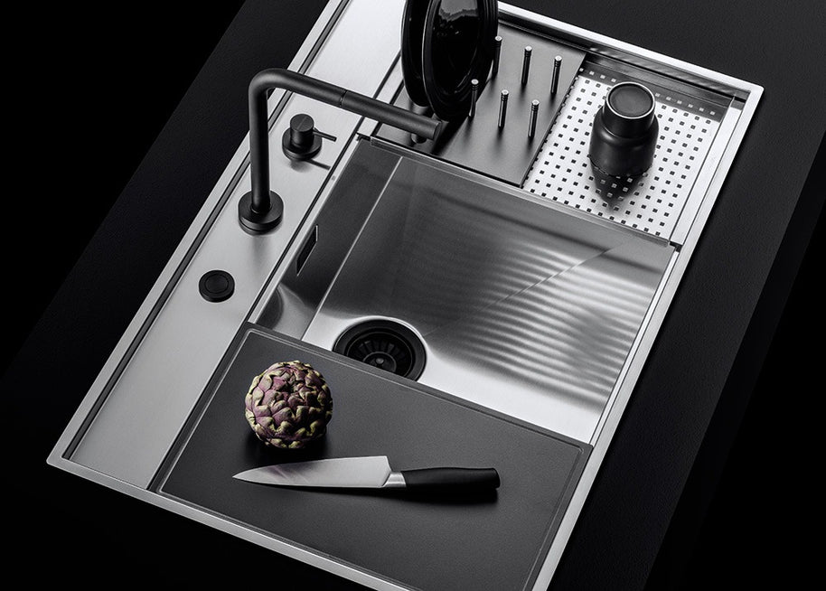 BUILT IN SINK + SOUL MIXER TAP 86CM