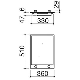 B FREE BUILT IN INDUCTION HOB 36CM