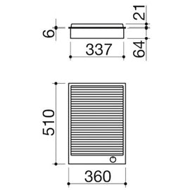 B-FREE BUILT IN GRILLER 36CM
