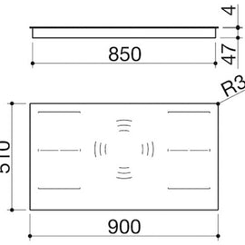 90 CM BUILT-IN AND FLUSH FLUSH SPACE