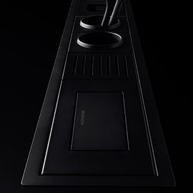 BLACK STAINLESS STEEL ROTATING SOCKET HOLDER