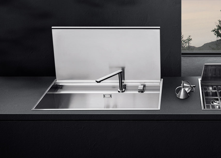 BUILT IN SINK + MIXER LAB 90 CM