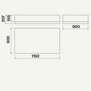 Vetra Island Hood 120 cm 600 M³/H
