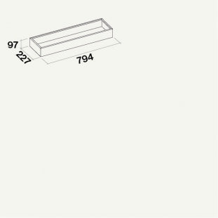 Spazio Island Hood 180 cm 600 M³/H