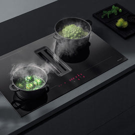 80 CM ZERO ADVANCE BUILT-IN AND FLUSH INTEGRATED COOKER HOOD NERO